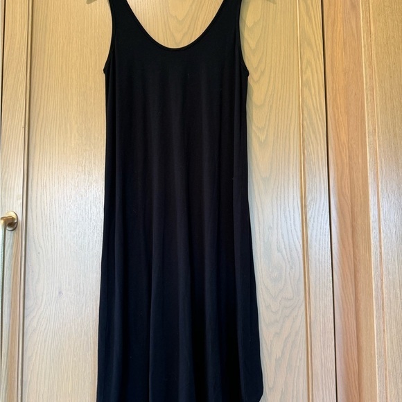 Allison Joy Relaxed Fit Black High Low Tank Dress / small - Picture 8 of 8